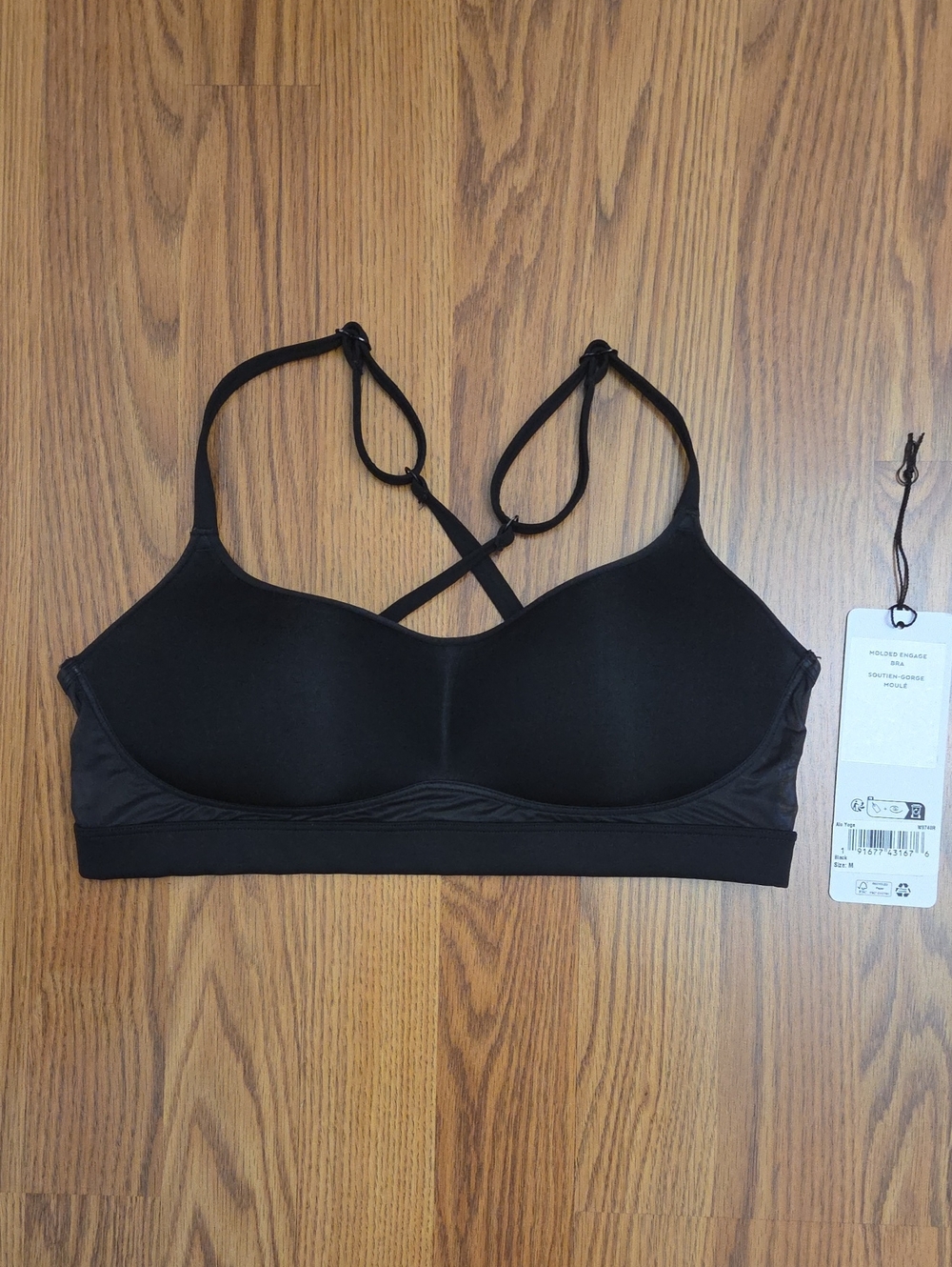 Alo Yoga Molded Engage Bra Black/ Medium